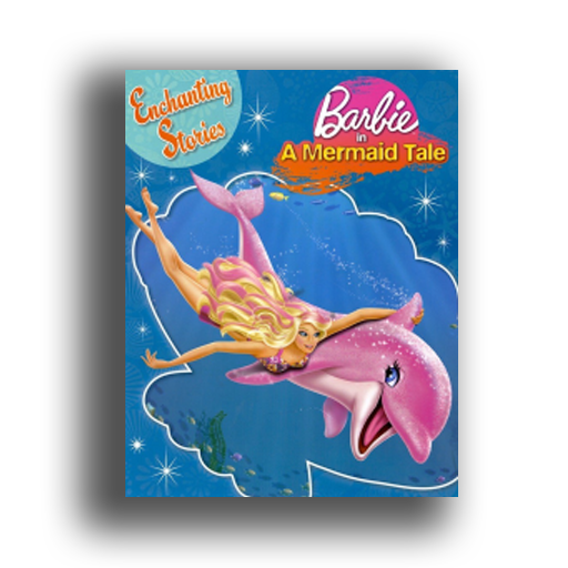 Barbie in a store mermaid tale book